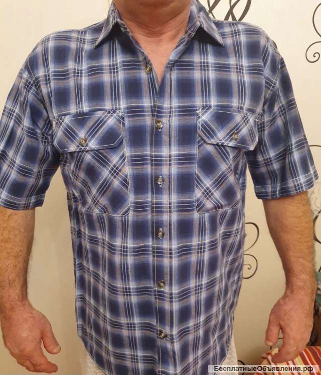 Рубашка мужская новая с коротким рукавом