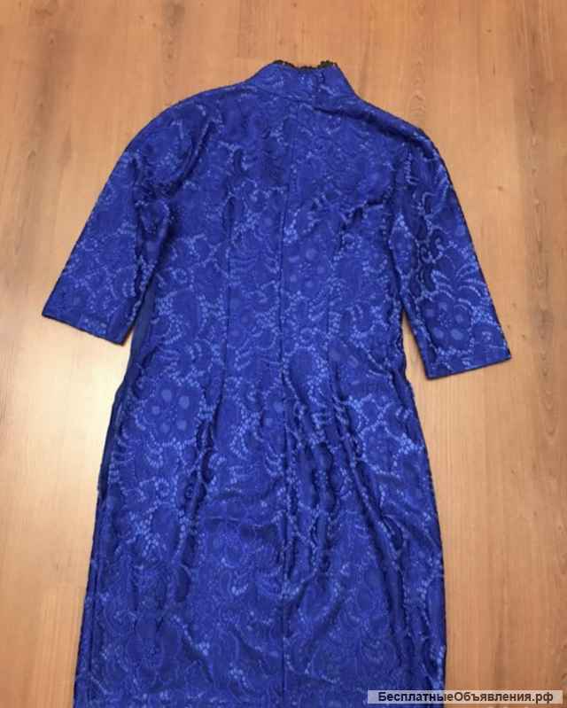 Платье женское синее