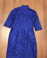 Платье женское синее