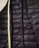 Чёрное пальто пуховик МаxMara