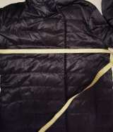 Чёрное пальто пуховик МаxMara