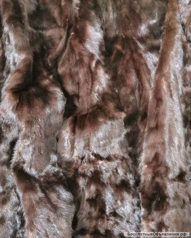 Шуба норковая коричневая