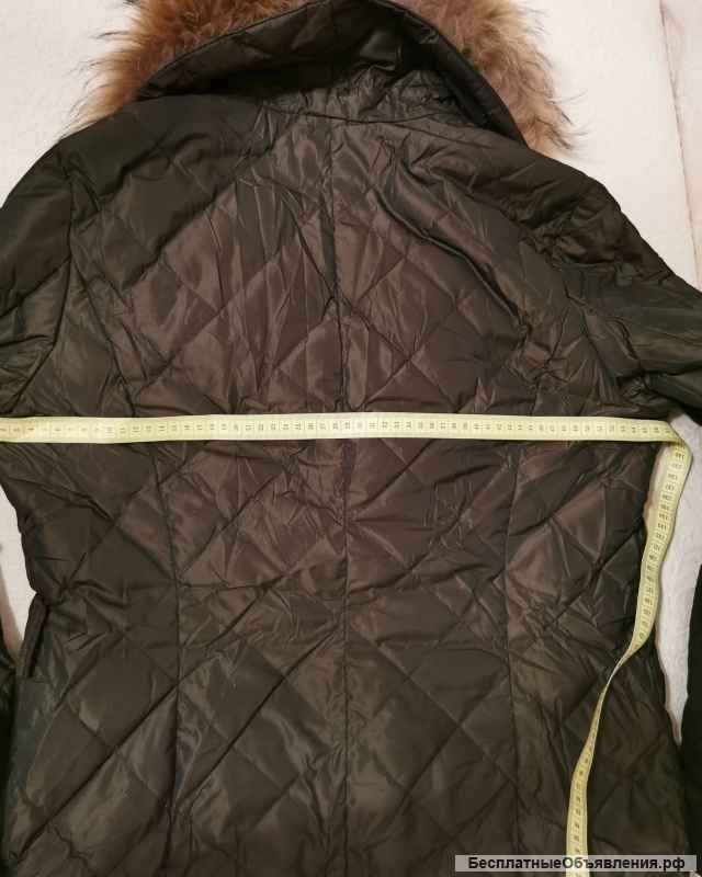 Стеганная куртка Marella, с лисьим воротником