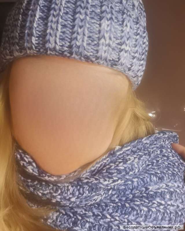 Шапка+шарф (зима, спорт)