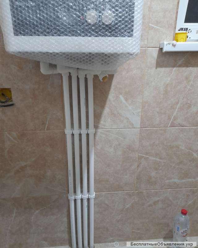 Электромонтажные работы, монтаж отопления, сантехника