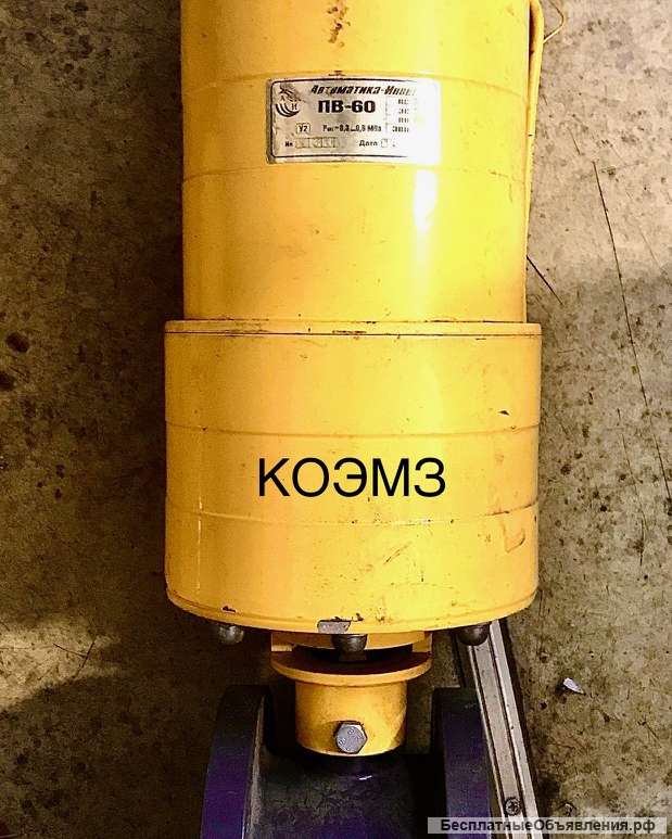 Кран шаровый регулирующий КШТВ 16-80 с пневмоприводом ПВ-60