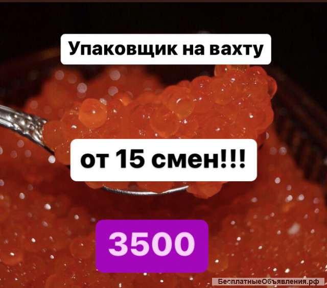 Вахта 15/15 упаковщик в Москве с проживанием и питанием