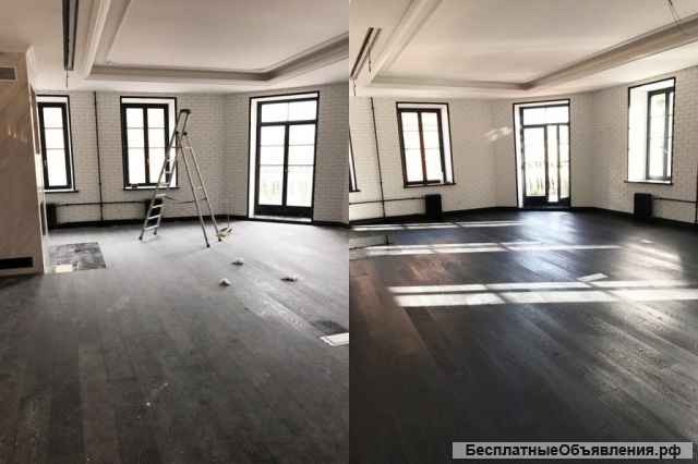 Уборка коттеджей. Мойка окон. Мойка полов.