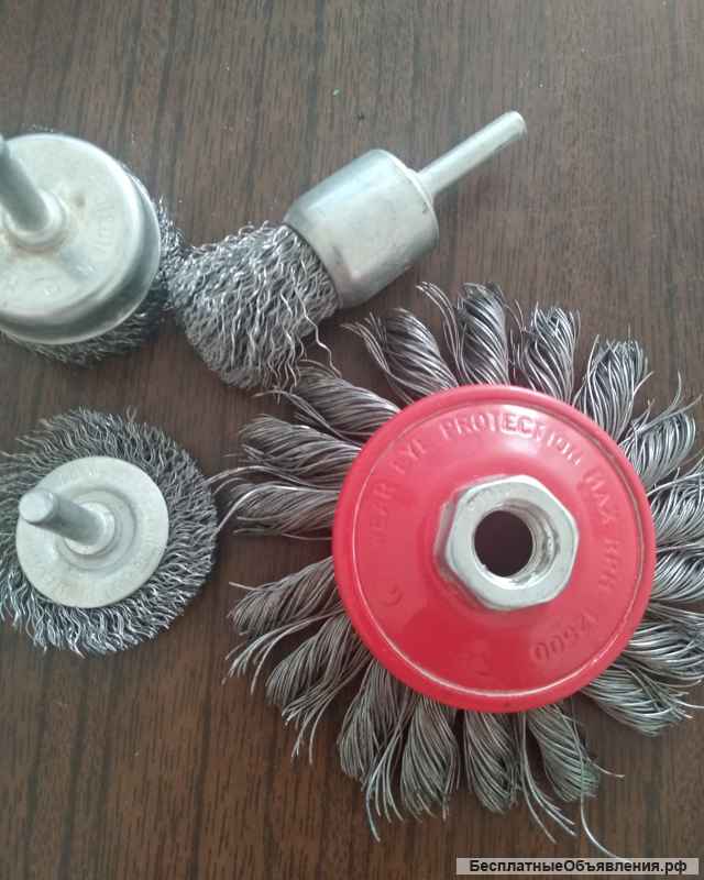 Корщетки для дрели и болгарки