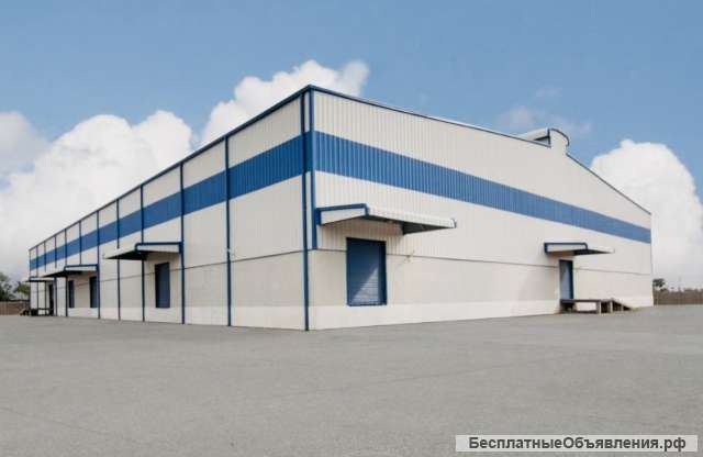 Строительство складов, ангаров из сэндвич панелей