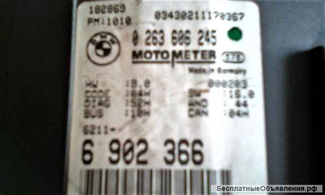 Табло приборов (шиток) - Bmw 3 series) в милях | E462, M43B19TU