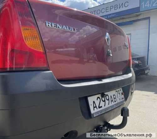 Фаркоп для renault logan, sandero -stepway