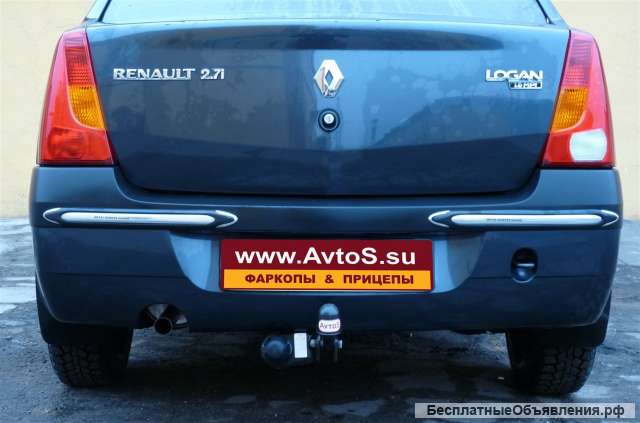 Фаркоп для renault logan, sandero -stepway