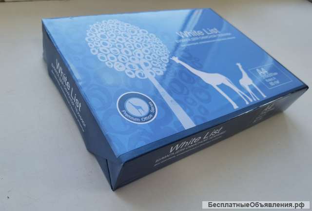 Бумага для офисной техники White List (А4, марка А, 80 г/кв.м, 500 л)