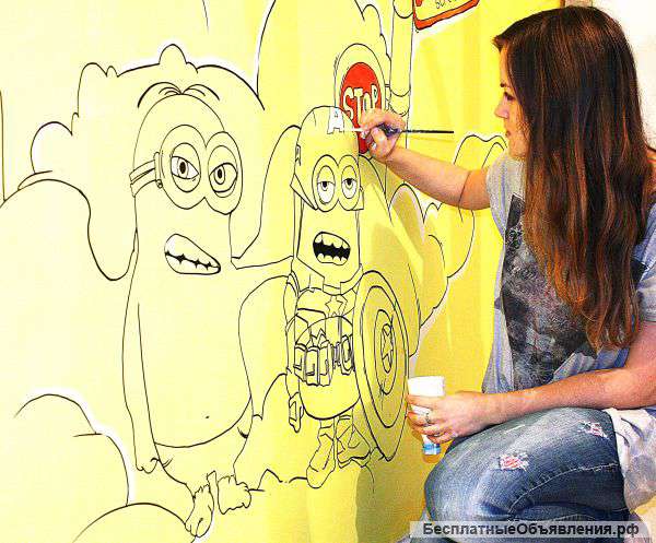 Интерьерная роспись, роспись предметов интерьера