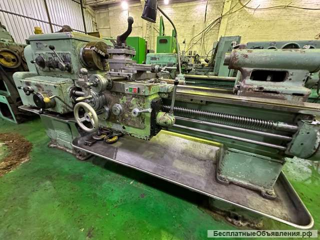 Токарный винторезный станок 1к62. РМЦ 1000 мм - 1