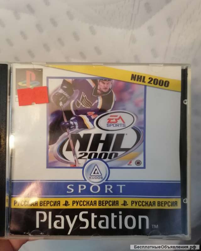 NHL 2000 Sport PlayStation kudos Хоккей игра для чипованой Сони