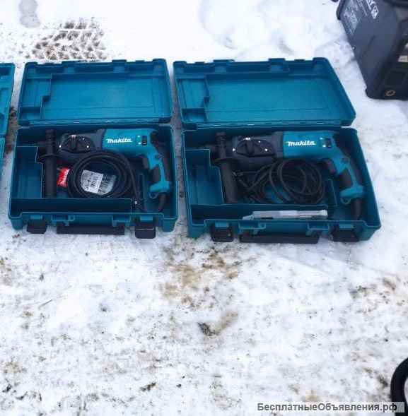 Перфоратор маленький Makita HR2470 кейс 2 шт