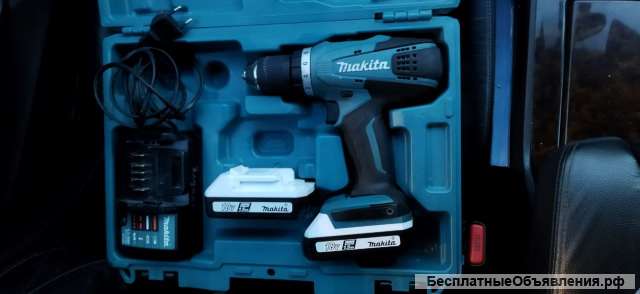 Шуроповёрт Makita DF488DWAE кейс 2 аккум. зарядка