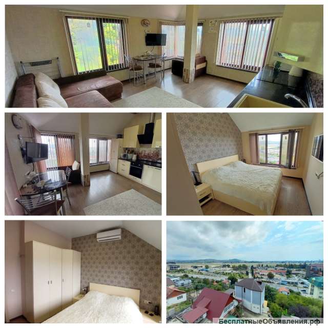 2 комнатную, видовую квартиру в Сочи