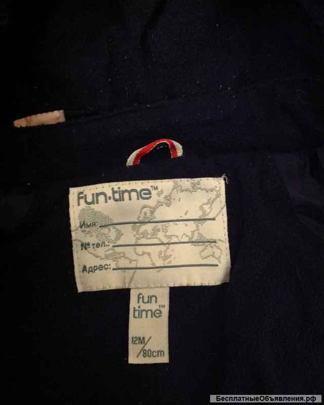 Демисезонный комбинезон на девочку, рост 80