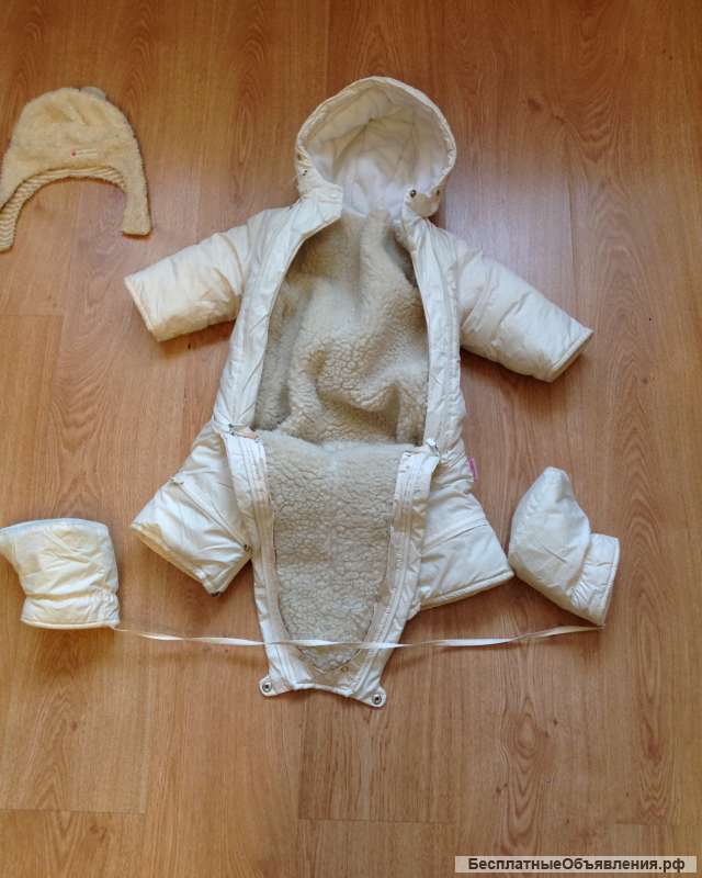Детский зимний комбинезон с подстежкой, рост 74