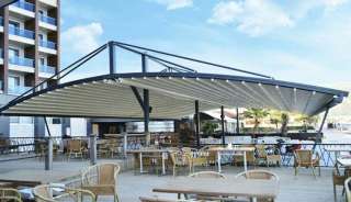 Пергола двойная изогнутая