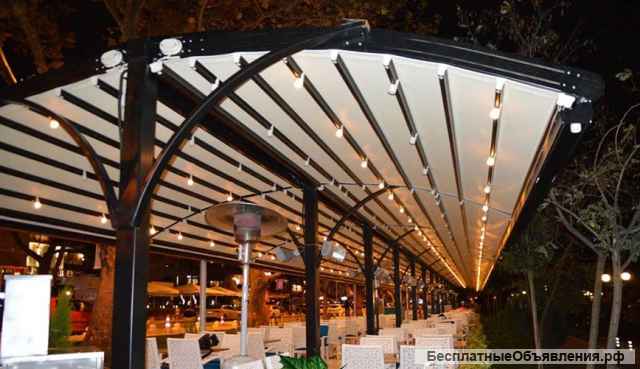 Пергола двойная изогнутая