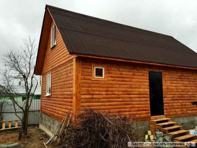 Дом 90 м2 из бруса, баня в г. Руза. Пмж