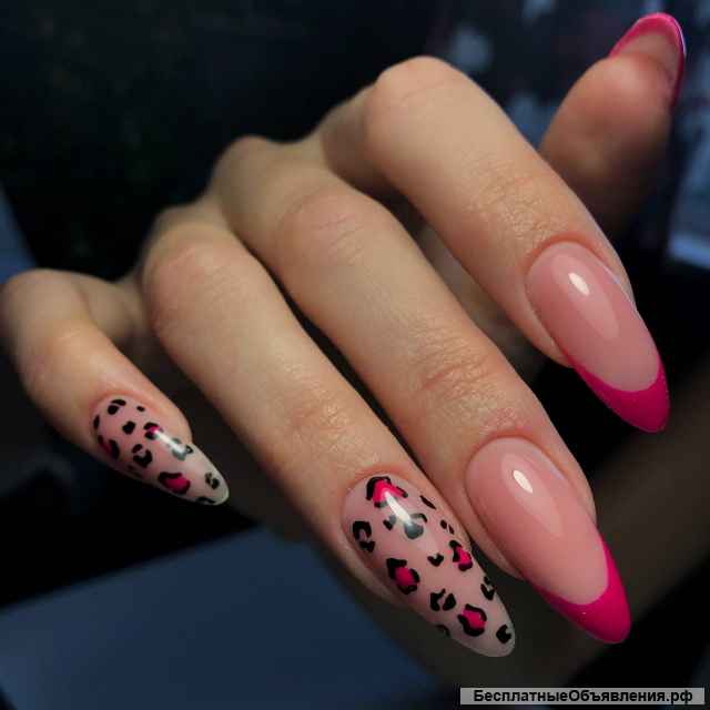 Маникюр с порытием