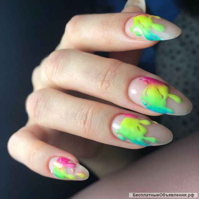 Маникюр с порытием