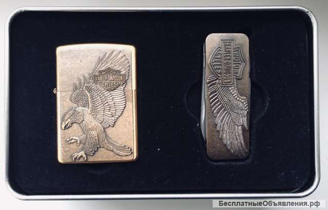 Подарочные наборы с зажигалкой zippo Harley-Davidson