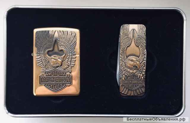 Подарочные наборы с зажигалкой zippo Harley-Davidson