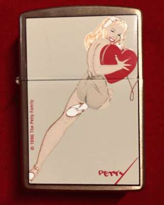 Zippo Petty Girl Lighter 204BPG 412 heart
