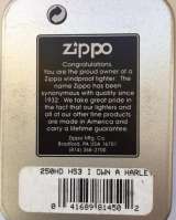 Зажигалка zippo HD " I Own a Harley " 1997 г