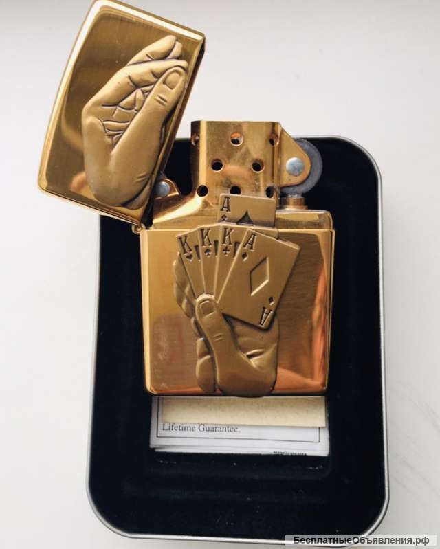 Zippo Barrett Smythe Full House Surprise Lighter