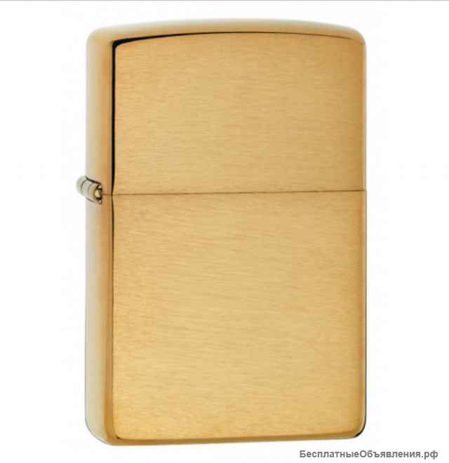 Zippo brass - латунные зажигалка 1997 года