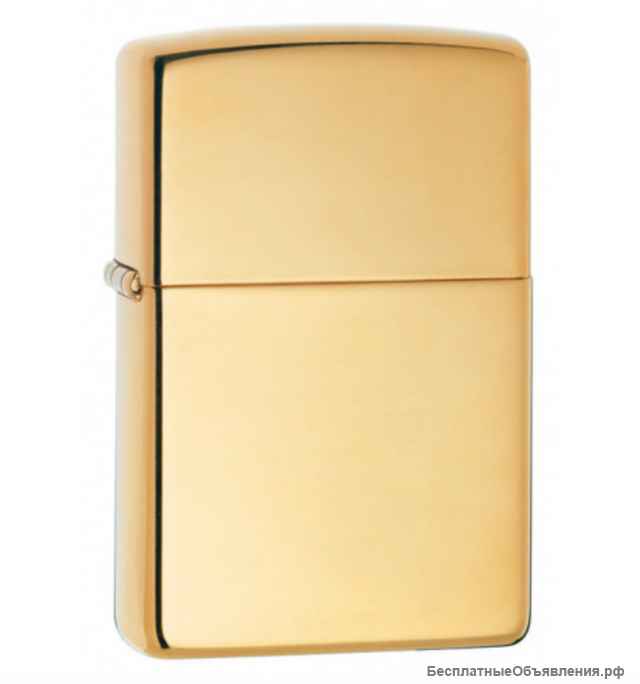 Zippo brass - латунные зажигалка 1997 года