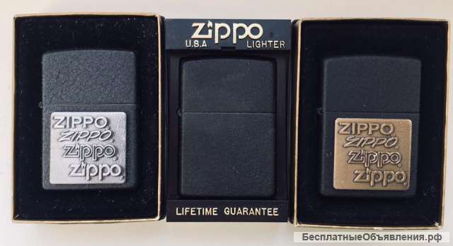Зажигалки zippo серии black crackle 1997 г