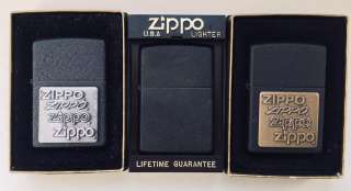 Зажигалки zippo серии black crackle 1997 г