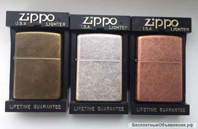 Зажигалки zippo серии antique finish 1997 г
