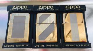 Zippo серии Two - Tone Gold and Silver: 501; 503; 505