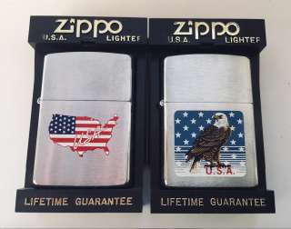 Zippo 200 510 USA & MAP; Zippo 200 511 eagle/USA, 1997 года производства