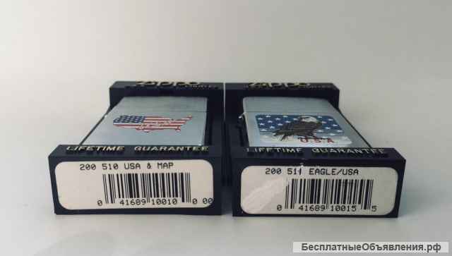 Zippo 200 510 USA & MAP; Zippo 200 511 eagle/USA, 1997 года производства