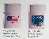 Zippo 200 510 USA & MAP; Zippo 200 511 eagle/USA, 1997 года производства