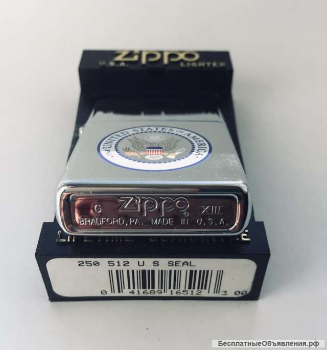 Зажигалка Zippo 250 512 U S seal - 1997 год