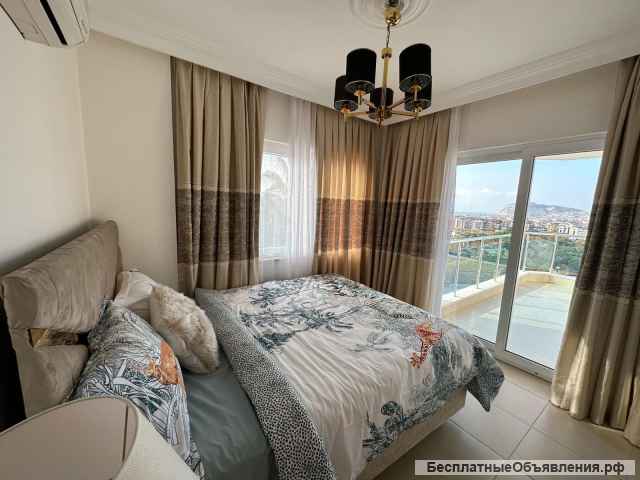 Квартира с панорамным видом в городе Алания