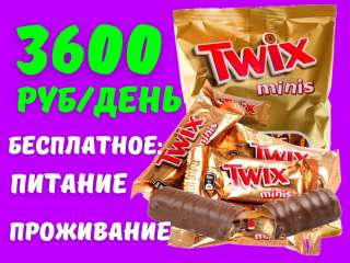Упаковщик(ца) конфет Вахта 15/15 с питанием и проживанием, без опыта