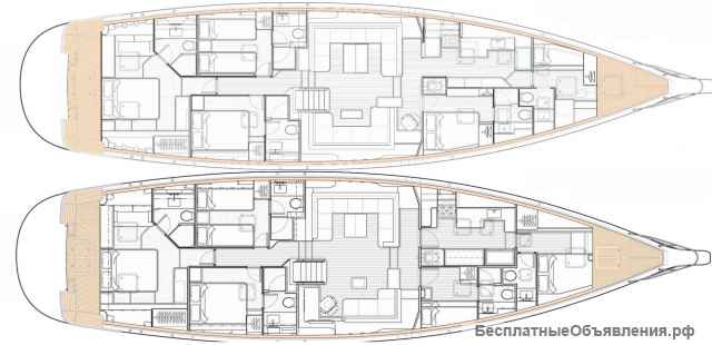 Новая парусно-моторная яхта 24 м в Египте