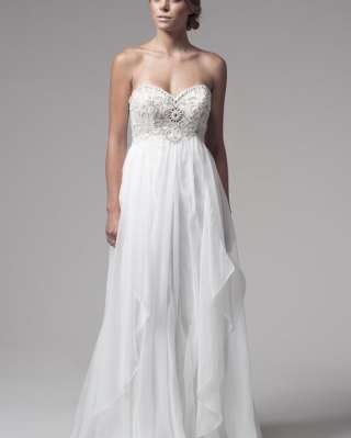 Вечернее платье белое